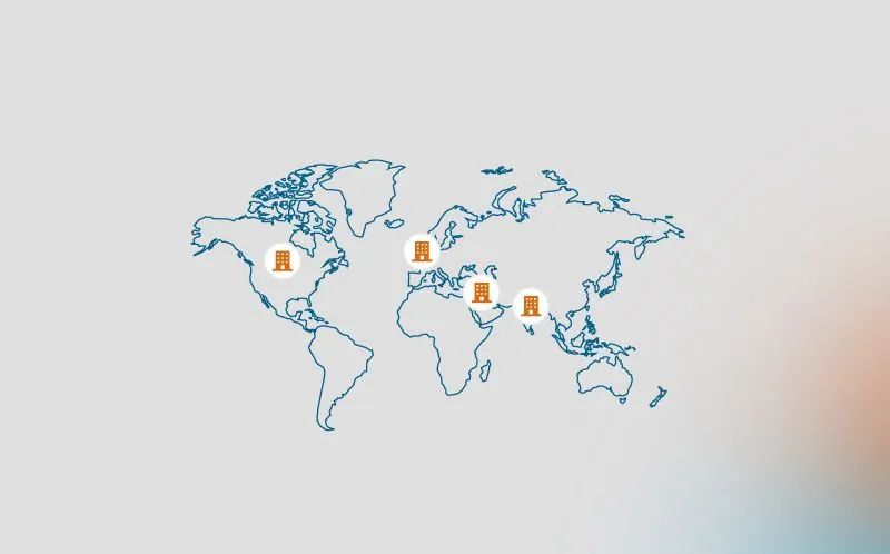 Agency offices around the world managed from one place